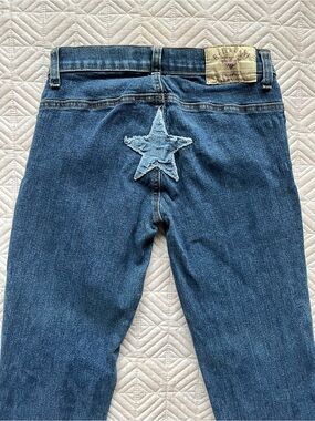 Vintage Y2K Star Appliqué Butt Jeans